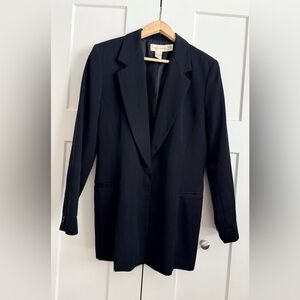 Casual Corner 100% Wool Classic Black Women's Blazer